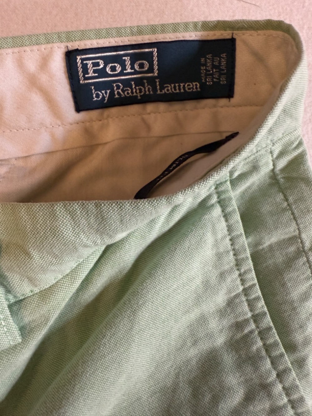 Polo Ralph Lauren Slim Fit Chino Pants Mint Green Men’s 31x30 Cotton - Picture 5 of 7